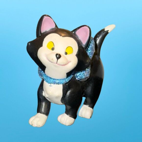 Disney Pinocchio FIGARO CAT Glitter Bow Minnie Bowtoons Bowtique 1.5" A30 - Picture 5 of 8